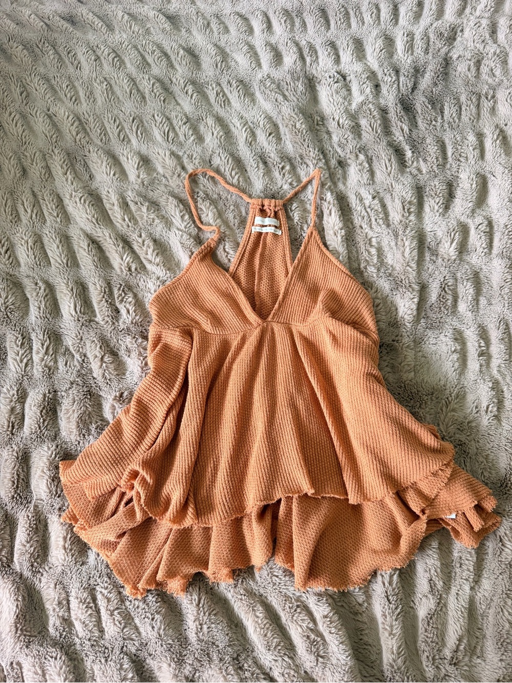 Urban Outfitters Flowy Waffle Knit Cami